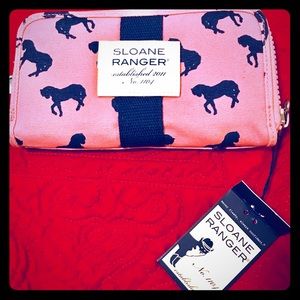 Sloane Ranger Zip Around Wallet Horses
